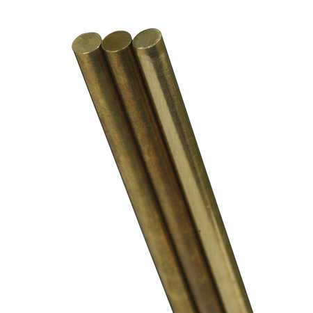 K&S Precision Metals Rod Solid Brass 12X5/32 8165